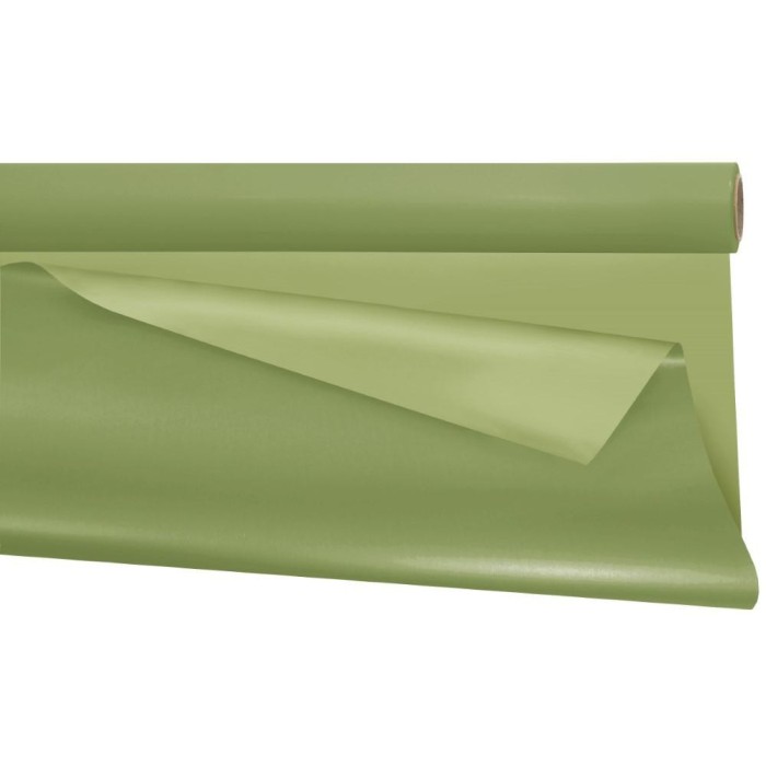 ROTOLO POLIPROPILENE VERDE MENTA VERDE SCURO DOUBLE FACE 100X25